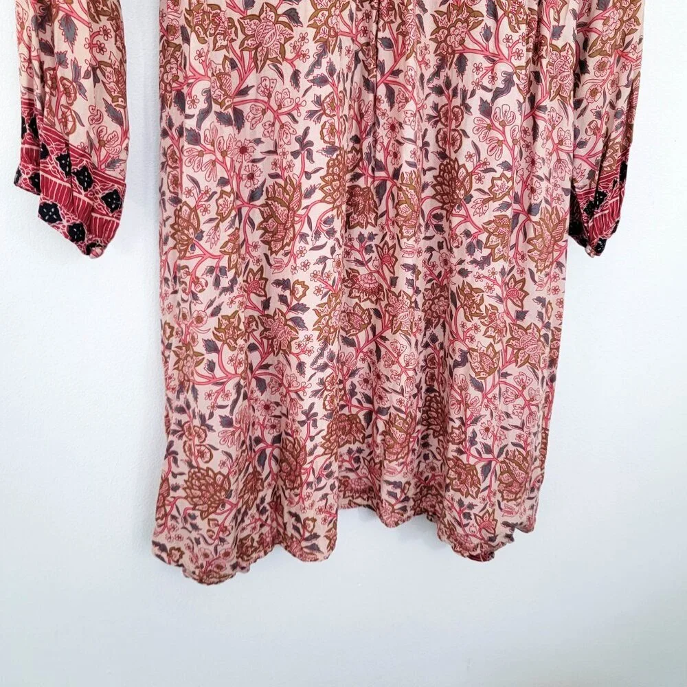 Natalie Martin Fiore Short Dress in Pink Dahlia XS - Picture 7 of 8